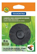 Carretel com Fio de Nylon 1,8mm 8m para Cortador de Grama Tramontina AP500 AP600 AP700 AP1000 AP1500T 78799/463