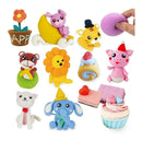 Massa Eva Artesanato Massinha De Modelar 30 Cores Slime 300g Cor Dinossauro