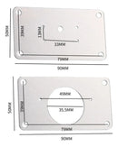 4 Kit Reparo De Dobradiças Para Móveis Porta Armário Par