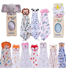 Naninha Para Bebe Bichinhos Com Porta Chup Raposa Cinza