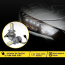 Kit Super Led C6 H1 H3 H4 H7 H8 H11 6000k 36w 480 H4 Prateado