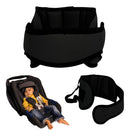 Apoio Protetor Cabeça Infantil Cadeirinha Carro Ergonômico Liso Preto
