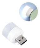 Mini Luminária Luz Lampada Led Abajur Usb Not Branco