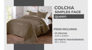 Decorella Colcha, Cobre Leito Queen Khaki