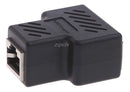 Adaptador Duplicador Para Cabo De Rede Entradas Rj45 Fêmeas