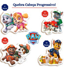 4quebra Cabeça Patrulha Canina Progressivo 6-8-10-12 Madeira