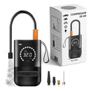 Compressor Calibrador De Pneus Calibrador B&G Portátil Mini Digital Carro Bike Sem Fio Cor Preto Com Powerbank