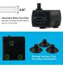 Motor Bomba Submersa Para Aquário Fontes Água Gatos