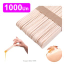 1000 Espátula Depilação Palito Abaixador De Língua Madeira Espátula De Cera