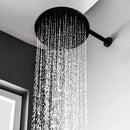 Ducha Fria Chuveiro Externo De 225mm 9 Polegadas P/ Piscina Cor Preto