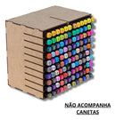 Suporte Organizador Colméia P/ Canetas Touch Hora Da Pintura