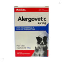 Anti-histamínico Alergovet Cães E Gatos Coveli - 0,7mg