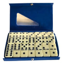 Dominó Profissional De Osso Estojo Com 28 Peças Dominó