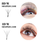 Cílios Fadvan W 8d Tamanho Único E Mix 8.12 mm 8DW /4D DUPLO