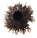 Cabelo Organico Coque Cacheado Curto Afro Puff Com Regulador Cor Castanho Com Californiana Mel cor T1B/27