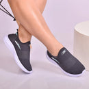 Tênis Meia Feminino Calce Facil Macio Confortável Branco 36 BR