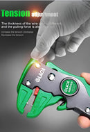 Alicate Desencapador e Cortador de Fios 2 em 1 Com Ajuste de Pressão