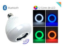Lampada Bluetooth Luz Rgb Música Caixinha Som C/ Controle - Marca Camperluz