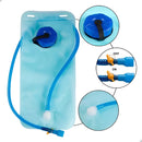Refil Mochila Bolsa Hidratação Reservatório De Água 2 Litros Térmica Isotérmica Pedal Pulse Com Válvula Torneirinha Compatível Camelbak Cor Azul Lisa Corrida Bike Bicicleta Ciclismo Maratona Camping
