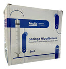 Seringa HiPodérmica 5ml S/agulha Luer Lock 100 Un. Medix Capacidade em volume 5 mL