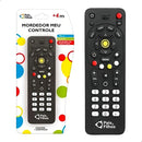 Mordedor Infantil Macio Bebê Controle Remoto E Cor Preto Mordedor Controle Remoto TV