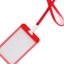 10 Porta Crachá Com Cordão Vertical Porta  Vermelho