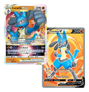 Box Pokémon Escarlate E Violeta Lucario V-astro Cards Cartas Copag 41021