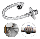 Engate Flexível Trançado 60Cm Prateado Zrz Cromados