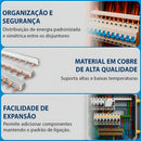 Kit 1un Barramento Pente Monopolar 12 Polos - 63a