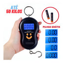 Balança Digital Portátil Eletrônica Pesa Até 50kg Mala Pesca