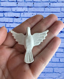20 Unidades Divino Espirito Santo 5x4 Cm -resina- Ref:0096 Branco