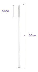 10 Escovas Para Limpeza De Canudos Escovinha  Para Limpar