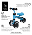 Andador Infantil Azul Carrinho Equilibrio Bebê Zippy Toys