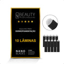 10 Lâminas Lovbeauty Nano Blade 18u 0.15mm Flex Ultra Fina