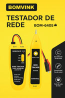 Kit Localizador E Testador De Cabo Bomder Rj45 Rj11