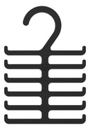 Kit 2 Cabide Porta Gravata Cinto Organizador Pendurar Cor Preto