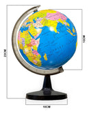 Globo Terrestre Giratório De Mesa Mapa Mundi Escolar 23 Cm