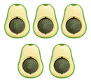 Kit 5 Abacate Brinquedo Interativo Gatos Catnip Erva Natural Cor Verde