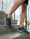 Tênis Masculino Academia Caminhada Esportivo Pa Azul 43 BR