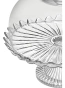 Petalas Boleira De Vidro Com Pé Mesa Posta Cafeteria Porta Doces Cor Transparente