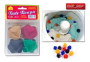 4 Un Bolinhas Bate Roupas Sabão Em Pó Para Máquina De Lavar Cor Colorida