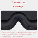 Máscara De Dormir Sono Macio 3d Espuma De Memória De Seda Cor Preto não