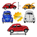 Carrinho De Ferro Fusca Clássico 1/32 Miniatura Coleção