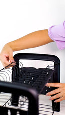 Escorredor de Pratos Duplo Desmontavel Black Arthi