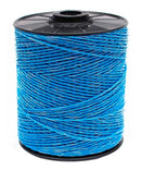 Fio Eletroplastico Para Cerca Elétrica Rural 15/6 - 15 Fios Polímeros de Plástico / 6 Fios Aço Galvanizado - Rolo 500m Azul