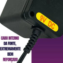 Fonte Carregador 9v P/ Caixa Aca 550 Strondo 2 Amvox