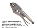Alicate De Pressão 10 Pol 250mm Mordente Curvo reto Mtx