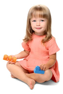 Brinquedo De Montar 2 Anos 60 Pçs Grandes Mais Blocos Dismat