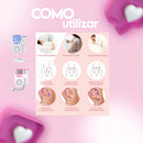 Monitor Fetal Doppler P/ouvir Coração Do Bebe Cor Azul