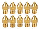 Kit 10 Bicos Mk8 Impressora 3d 0.2mm 0.3mm 0.4mm 0.6mm 0.8mm